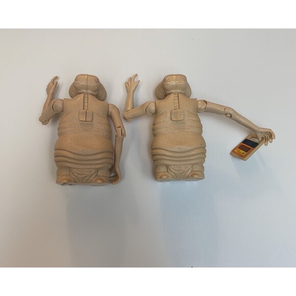 Vintage 1980's E.T. Small Figurines 4" Tall Neck Extending‎ Tablet Set Of 2 - Picture 2 of 6